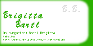 brigitta bartl business card